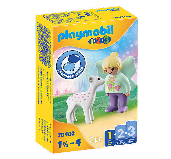 70402 Playmobil 1.2.3. Feeenvriend met reekalfje