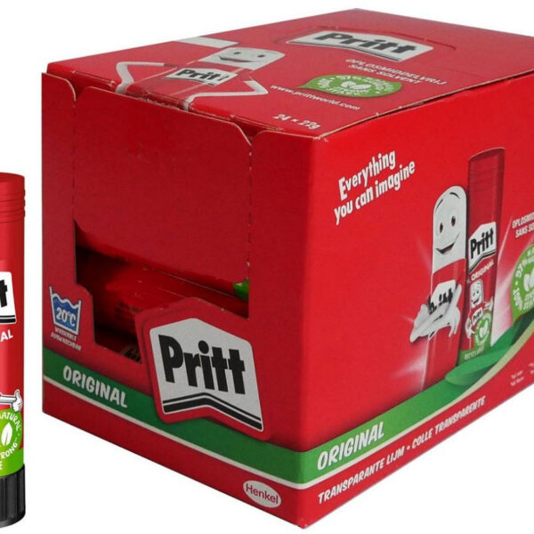 0381600 Pritt plakstift middel 22gr 24 stuks