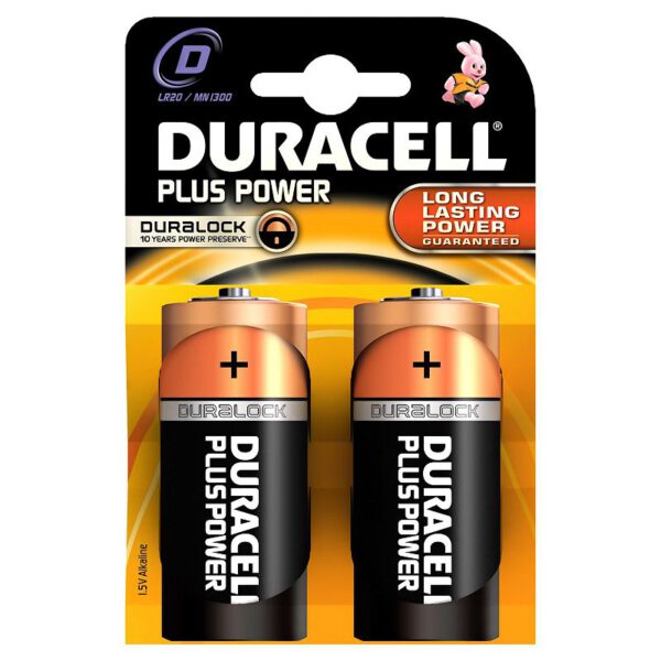 64202 Batterij Duracell Plus MN1300 D-Cell bls2