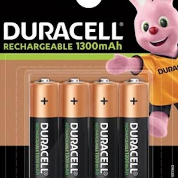 039254 Batterij Duracell Rechargeable PLUS AA bls4