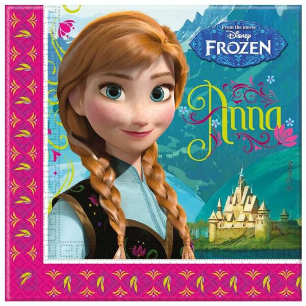 82501P Disney Frozen Servetten 33x33cm 20 stuks