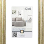 654803 Fotolijst Salerno 10x15cm - Champagne