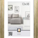 654827 Fotolijst Salerno 13x18cm - Champagne