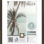 660415 Fotolijst Kyoto 18x24cm - Zwart