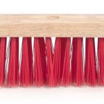 0235901000 Linea straatbezem hout ongelakt pvc rood