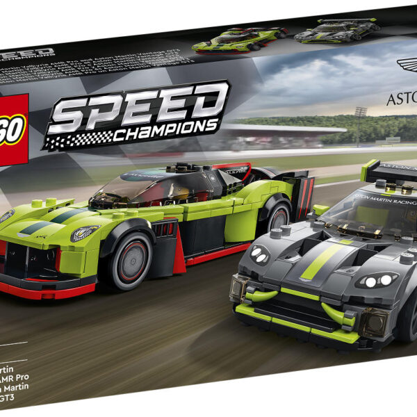 76910 LEGO Speed Champions Aston Martin Valkyrie AMR Pro en Vantag
