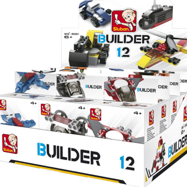 M38-B0591 Sluban Builder 12 8 stuks