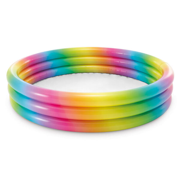 58439NP Intex zwembad Rainbow Ombre 3-ring 147x33cm