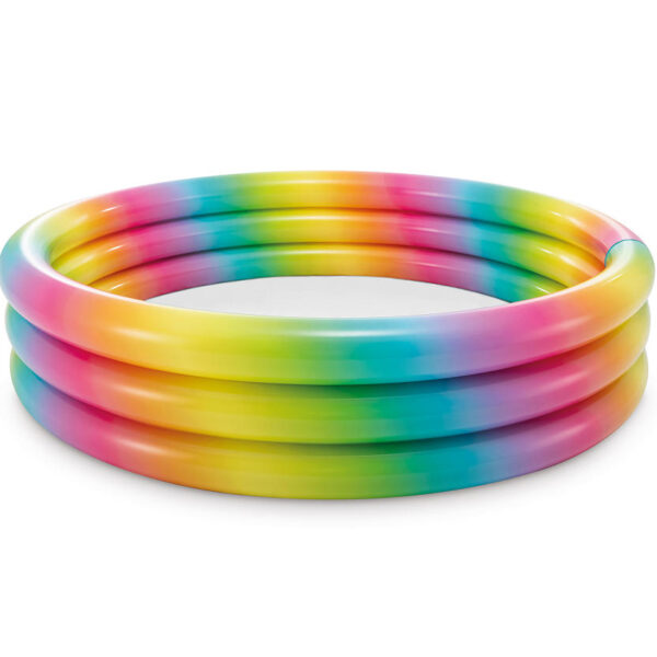 58449NP Intex zwembad Rainbow Ombre 3-ring 168x38cm