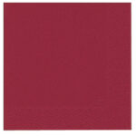 104045 Duni servetten Bordeaux Red 3-laags 33x33