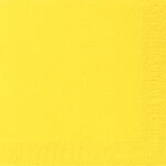 104059 Duni servetten Brilliant Yellow 3-laags 33x33