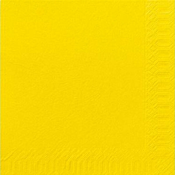 104060 Duni servet Brillant Yellow 40x40