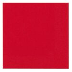 104062 Duni servetten Red 3-laags 33x33