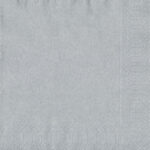 105805 Duni servetten Silver 33x33cm