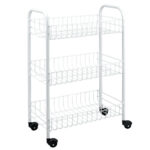 340633 Metaltex Sienna Rolwagen 3 etages 41x23x63cm