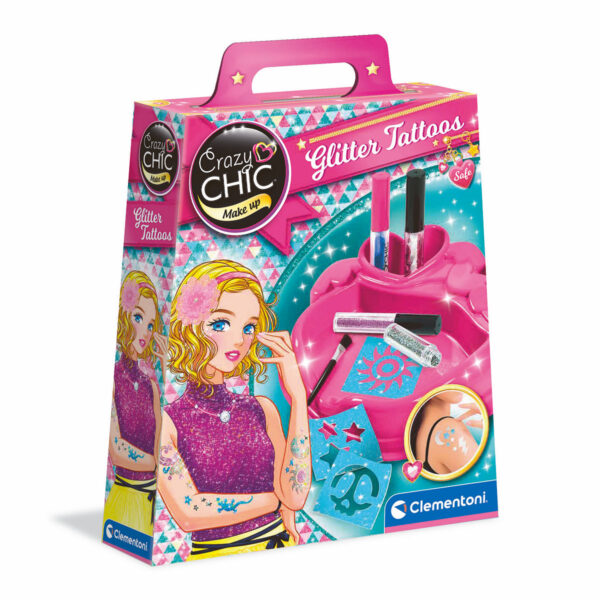 18513 Clementoni Crazy Chic - Glitter Tattoo