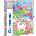 24754 Clementoni Puzzel 2x20 stukjes Eenhoorns