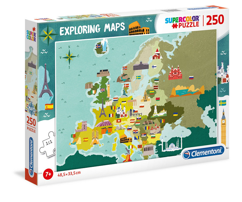 29062 Clementoni Puzzel 250 stukjes Grote steden in Europa
