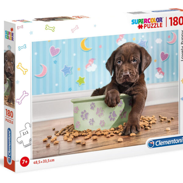 29754 Clementoni Puzzel 180 stukjes Lovely Puppy