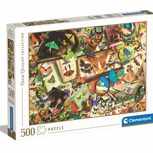 35125 Clementoni Puzzel 500 stukjes The Butterfly Collector