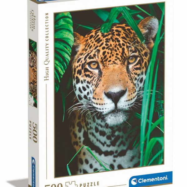 35127 Clementoni Puzzel 500 stukjes Jaguar in the Jungle