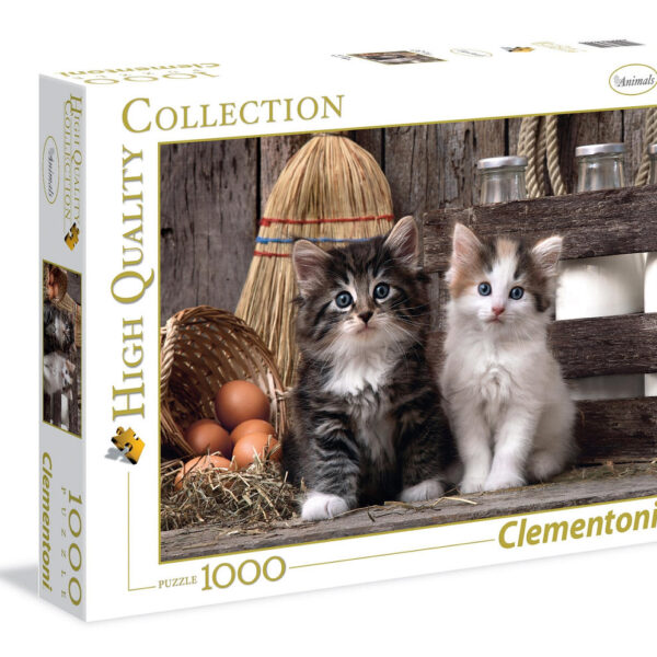 39340 Clementoni Puzzel High Quality 1000 stukjes Lovely Kittens