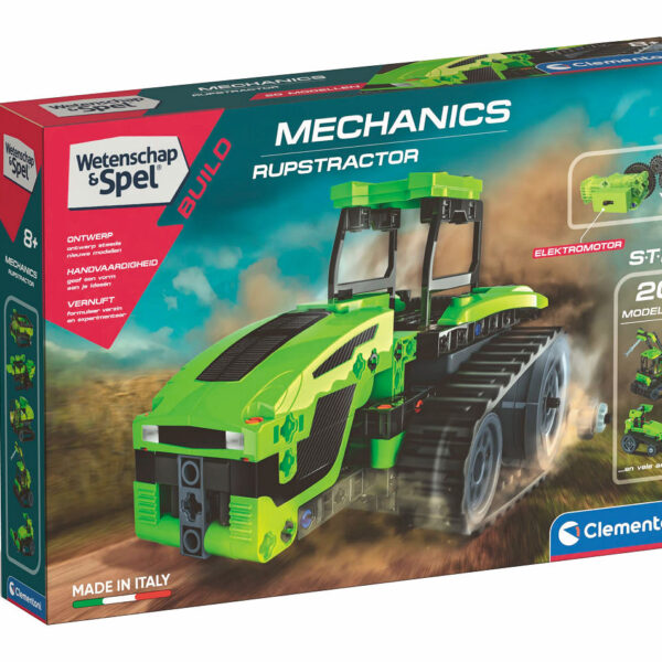 56022 Clementoni Wetenschap en Spel Mechanica - Crawler Tractor
