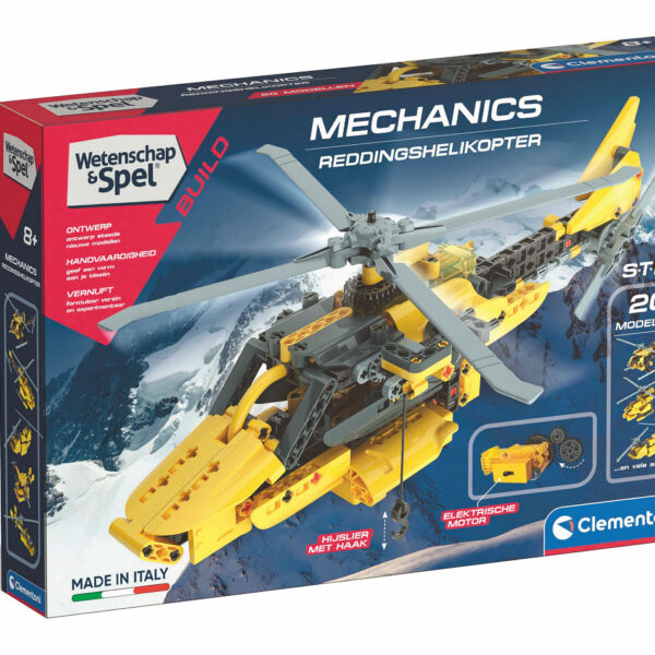 56023 Clementoni Wetenschap en Spel Mechanica - Reddingshelikopter