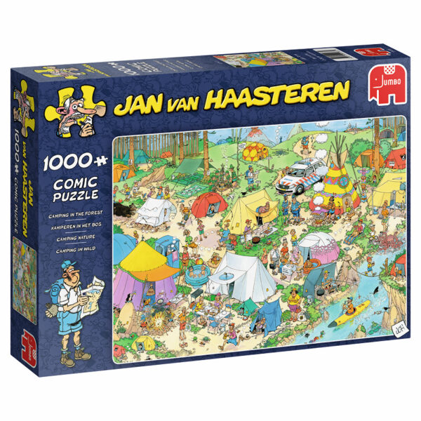 19086 Puzzel 1000 st. JvH Kamperen in het bos