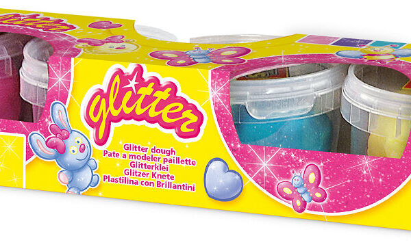 255-0466 SES Klei glitter 4x90gr