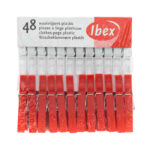 52024 Ibex wasknijpers 48 stuks plastic