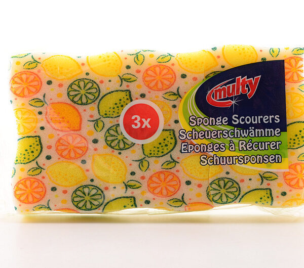 335420 Multy schuurspons citroen 3 stuks