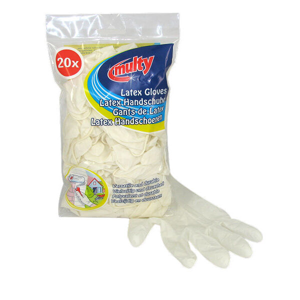 W094.20.001 Multy latex handschoenen 20 stuks wit