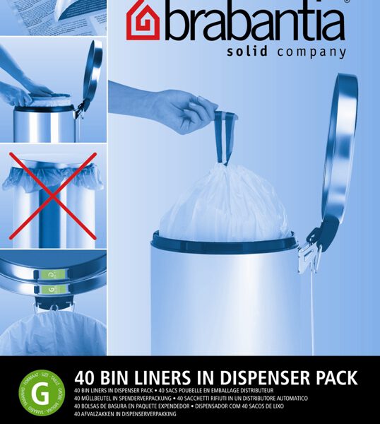 37 56 68 Brabantia afvalzak dispenser pack 23-30 liter (G), 40 stuks