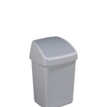 13301025 Sunware Delta afvalbak 10 liter swing grijs
