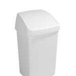 13400504 Sunware Delta afvalbak 25 liter swing wit