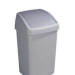 13400525 Sunware Delta afvalbak 25 liter swing grijs