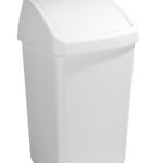 13500504 Sunware Delta afvalbak 50 liter swing wit