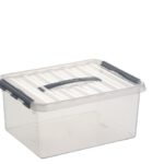 78300609 Sunware Q-line box 15 liter transparant