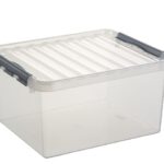 78500609 Sunware Q-line box 36 liter transparant