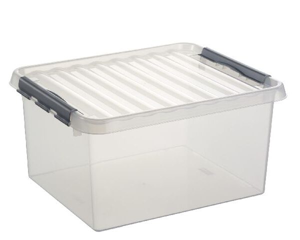 78500609 Sunware Q-line box 36 liter transparant