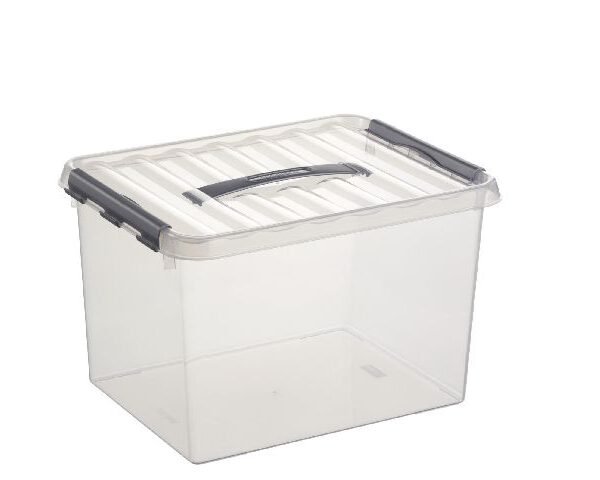 78800609 Sunware Q-line box 22 liter transparant