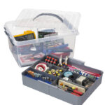 79400409 Sunware Q-line multibox 15 liter transp/metaal