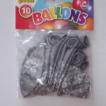 2188 Ballonnen cijfer 25 no. 14 metallic 5 pakjes met 8 stuks