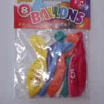 2226 Ballonnen cijfer 5 no. 12 eenzijdig 5 zakjes met 8 stuks