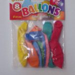 2230 Ballonnen cijfer 9 no. 12 eenzijdig 5 zakjes met 8 stuks