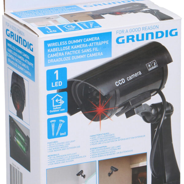 871125207962 Grundig dummy draaloze camera zwart