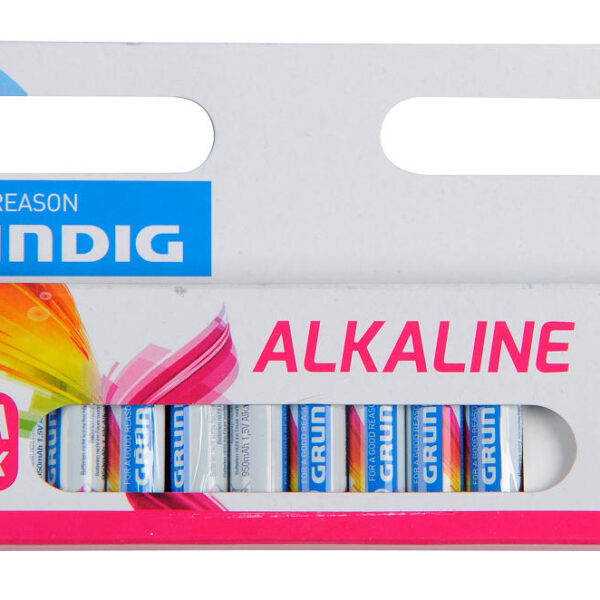 871125251678 Grundig Alkaline Batterij AAA 12-pack