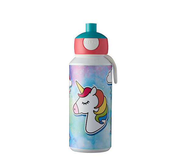 107410065377 Mepal Campus drinkfles pop-up 400 ml - Unicorn