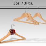 KH1000010 Kledinghanger hout 3 stuks